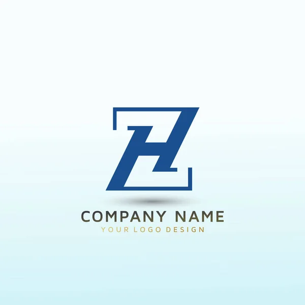 Logotipo Imobiliário Abstrato Único Letra — Vetor de Stock
