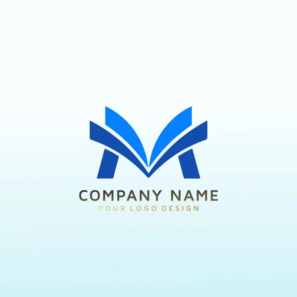 Logo Embodies Letter — Stock Vector