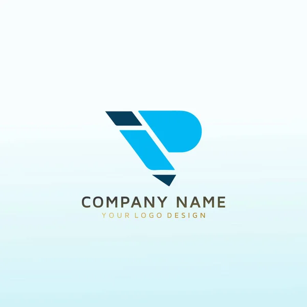 Lettera Educazione Vettoriale Logo Design — Vettoriale Stock