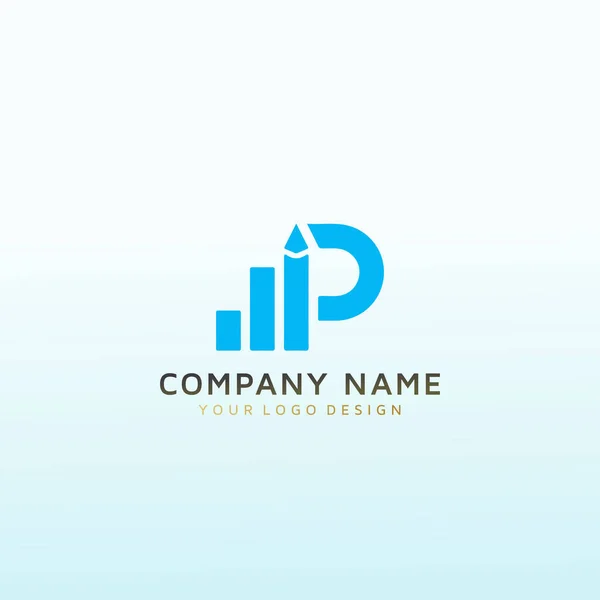 Letra Educação Vetor Logotipo Design — Vetor de Stock