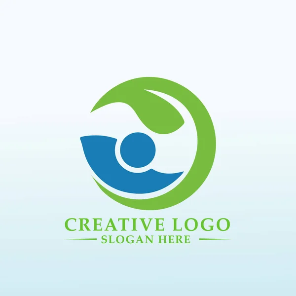 Дизайн Векторного Логотипа Сельскохозяйственных Услуг — стоковый вектор