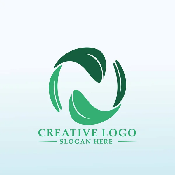 Tarımsal Işletme Ihracat Ürünü Logosu Tasarımı — Stok Vektör