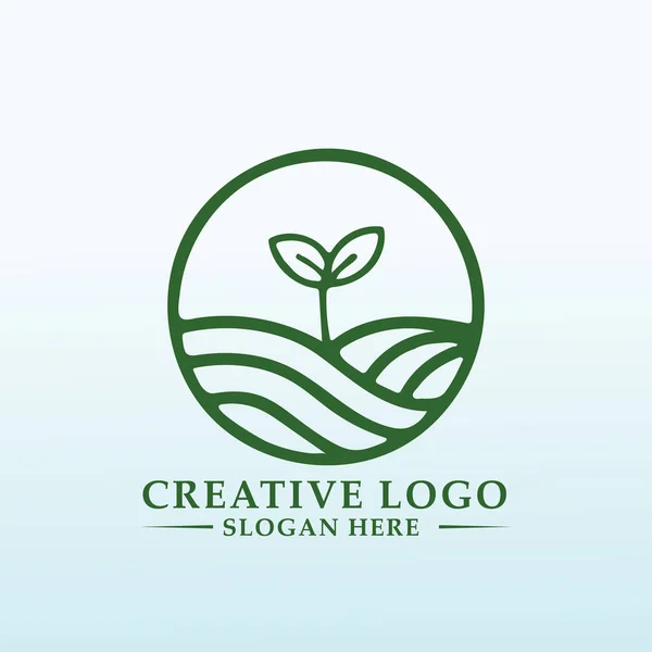 Δημιουργήστε Ένα Επικό Λογότυπο Για Νέα Μας Λειτουργία Καλλιέργειας Σόδας — Διανυσματικό Αρχείο