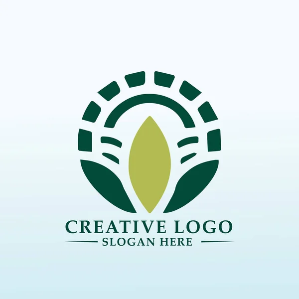 大麻ジャンプスタートプログラムのロゴデザイン — ストックベクタ