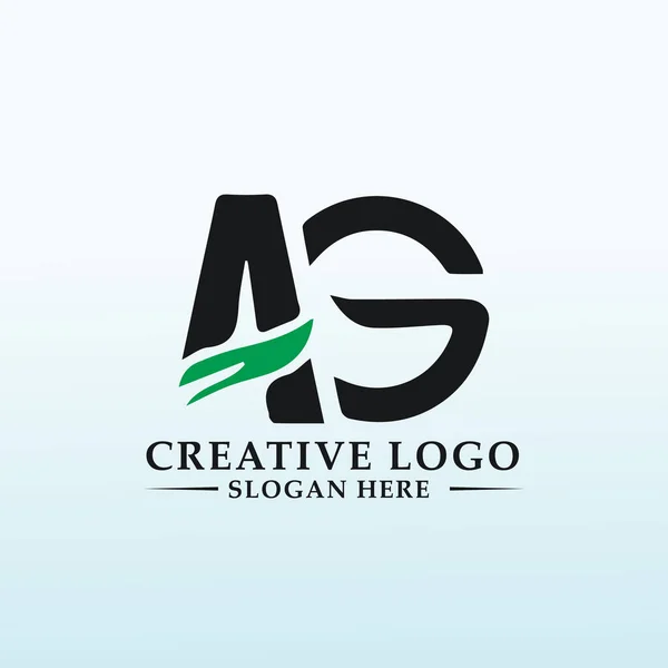 Agri Business Company Looking Serious Sophisticated Design Letter — 图库矢量图片