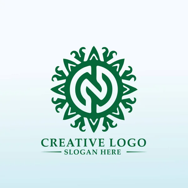 Буква Нуждается Новом Знаковом Логотипе — стоковый вектор