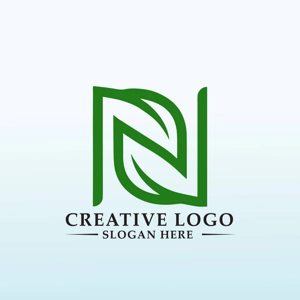 Kenevir Harfi Için Simgesel Yeni Bir Logo Gerekiyor — Stok Vektör