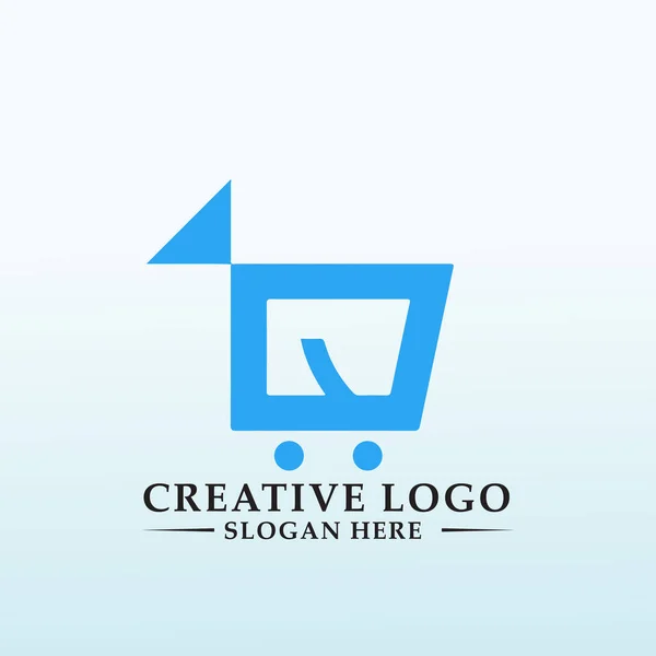 Yatırımcı Vektör Logosu Balık Simgesi Tasarımı — Stok Vektör