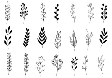 0005 hand drawn flowers doodle