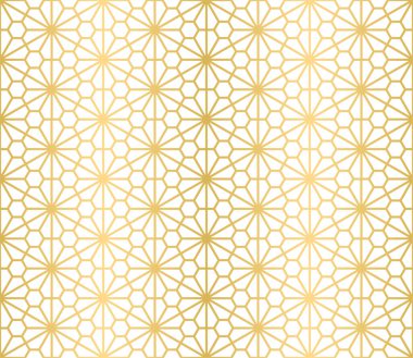 Kusursuz geleneksel Japon dekorasyonu Kumiko deseni, Japon desenli arka plan, siluet çizgileri ortalama kalınlıkta.