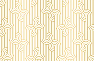 Çizgili yuvarlak çizgi zigzag geometrik dalga deseni, Dekor, baskı, paket, motifler için modern doğrusal tasarım tekstil baskısı