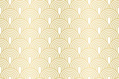 Çizgili yuvarlak çizgi zigzag geometrik dalga deseni, Dekor, baskı, paket, motifler için modern doğrusal tasarım tekstil baskısı