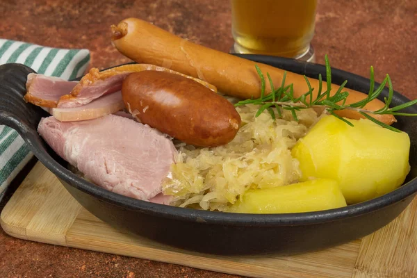 Sauerkraut Dish Close — Stock Photo, Image