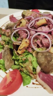Çerez salatası. Kapatın.