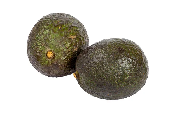 Авокадо Изолированы Белом Фоне — стоковое фото