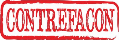 İçi fransız sahtesiyle yazılmış kırmızı damga.