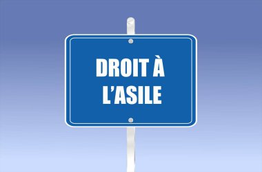 Fransızca sığınma hakkı ile imzalayın.