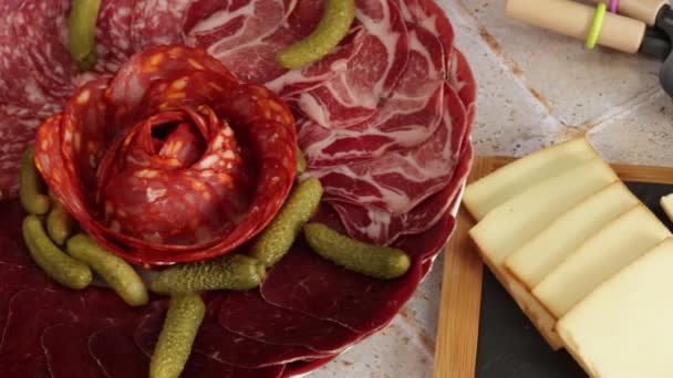 Charcuterie Raclette Cheese — Video