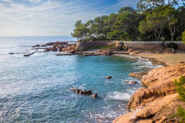 rocky coast at Cap Esterel near Saint-Raphael
