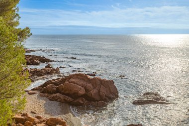 rocky coast at Cap Esterel near Saint-Raphael