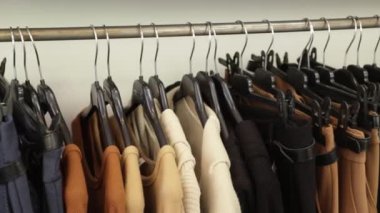 clothes for sale in a ready-to-wear store