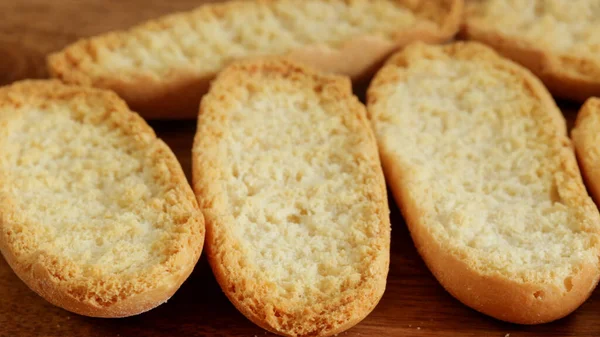Roti Panggang Swedia Close Atas Meja — Stok Foto