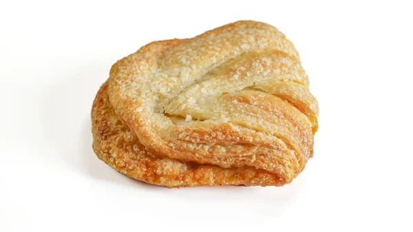 Beyaz Arka Planda Izole Edilmiş Elmalı Börek — Stok fotoğraf