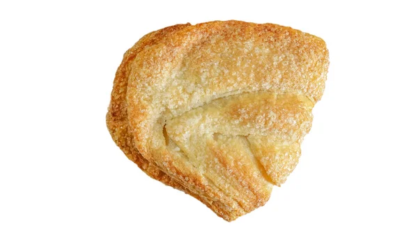 Beyaz Arka Planda Izole Edilmiş Elmalı Börek — Stok fotoğraf