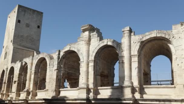 Римский Амфитеатр Арле Камарге — стоковое видео