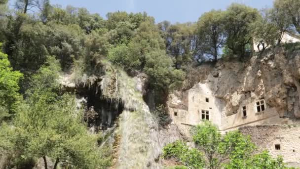 Grotte Troglodite Villecroze — Video Stock