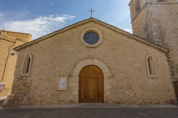 Kerk Notre Dame Des Ormeaux Gelegen Groux Les Bains Het — Stockfoto