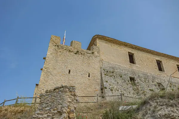 Kasteel Van Templar Stad Groux Les Bains Provence Frankrijk — Stockfoto