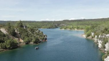 Verdon Nehri manzarası