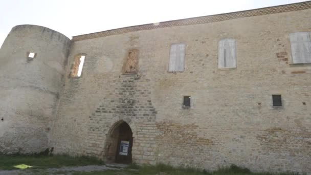 Templar Castle Town Groux Les Bains Provence France — Stock Video