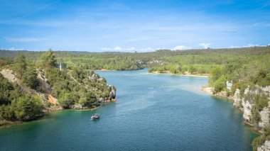 Verdon Nehri manzarası