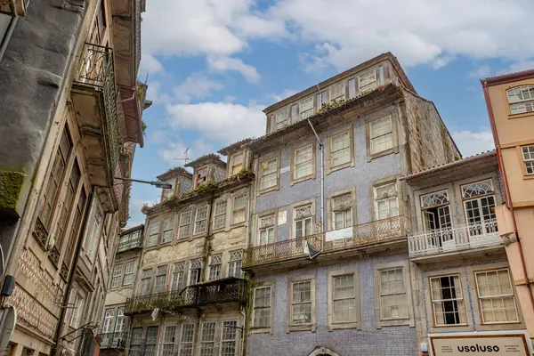 Porto North Region Portugal 05302023 View Building Facades Old Town — Stock Photo, Image