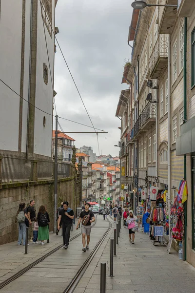 ポルト 北地域 ポルトガル 05302023年 旧市街ポルト ポルトガル のファサードのビュー — ストック写真