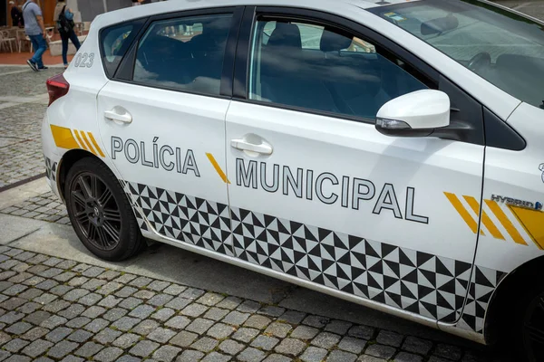 Porto Região Norte Portugal 2023 Veículo Intervenção Polícia Municipal Portuguesa — Fotografia de Stock