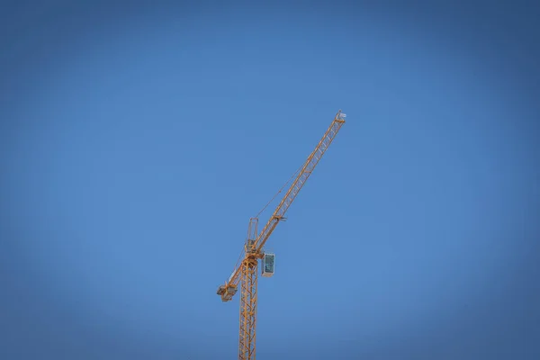 View Crane Blue Sky — стоковое фото