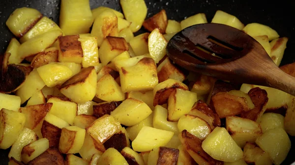 Aardappelen Gebakken Een Pan — Stockfoto