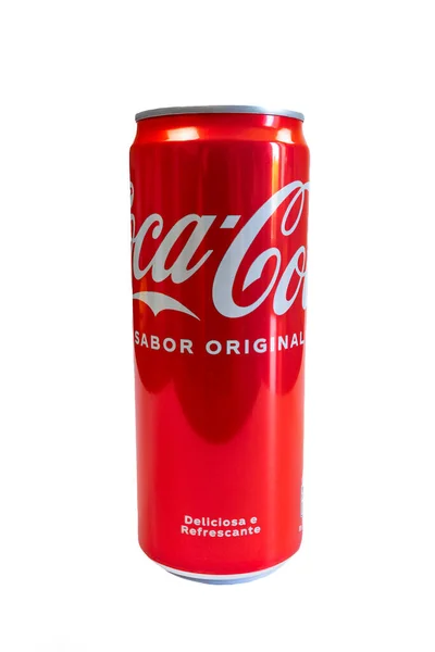 Vaison Romaine Vaucluse Francja 07062023 Puszka Coca Coli Oryginalnym Pysznym — Zdjęcie stockowe