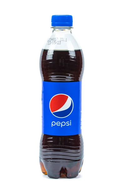 Vaison Romaine Vaucluse Francja 07232023 Plastikowa Butelka Pepsi Marki Cola — Zdjęcie stockowe