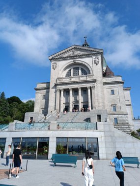 Mount Royal 'deki Aziz Josephs Havarisi' nin manzarası. Montreal Aziz Josephs Havarisi