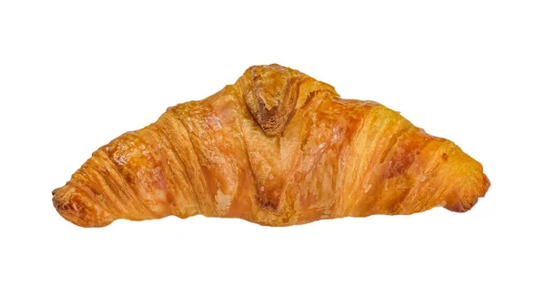 Croissant Close Isolated White Background — Stock Photo, Image