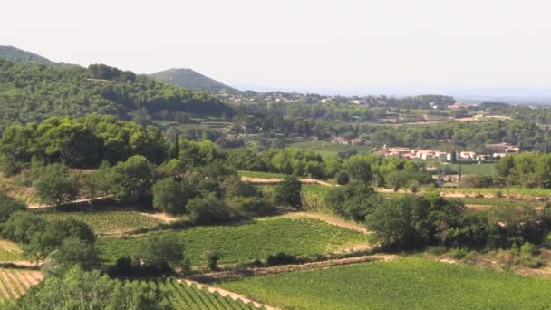 Vue Sur Campagne Autour Village Gordes Dans Vaucluse France — Video