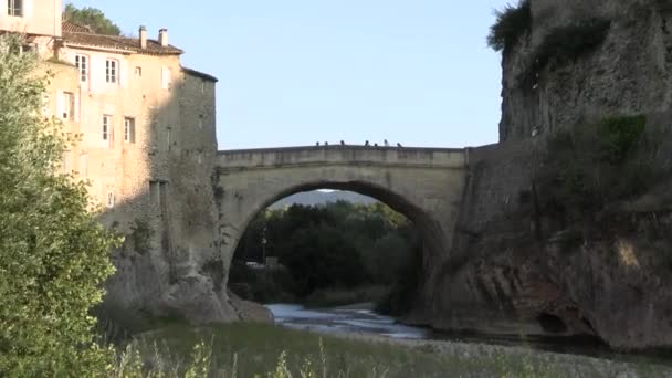 보클루즈 프랑스 Vaison Romaine 마을의 — 비디오