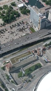 CN Kulesi 'nden Toronto şehri manzarası