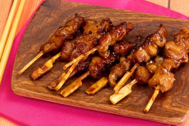 Yakitori tabağı, kapat.