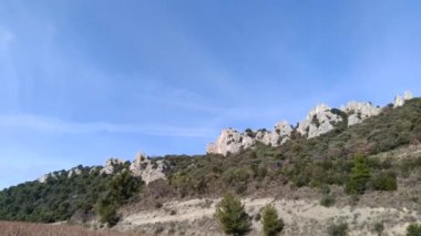 Vaucluse 'deki dentelles de Montmirail (Fransa)