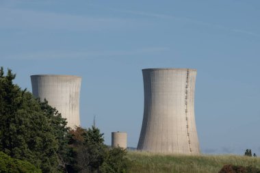 Saint-Paul-Trois-Chteaux, Auvergne-Rhne-Alpes, Fransa - 05252024: Tricastin Nükleer Elektrik Üretim Merkezi
